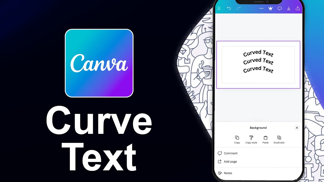 How To Curve Text in Canva Mobile (Step By Step)