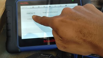 UNLOCK SMART KEY TOYOTA USED WITH AUTEL IM508