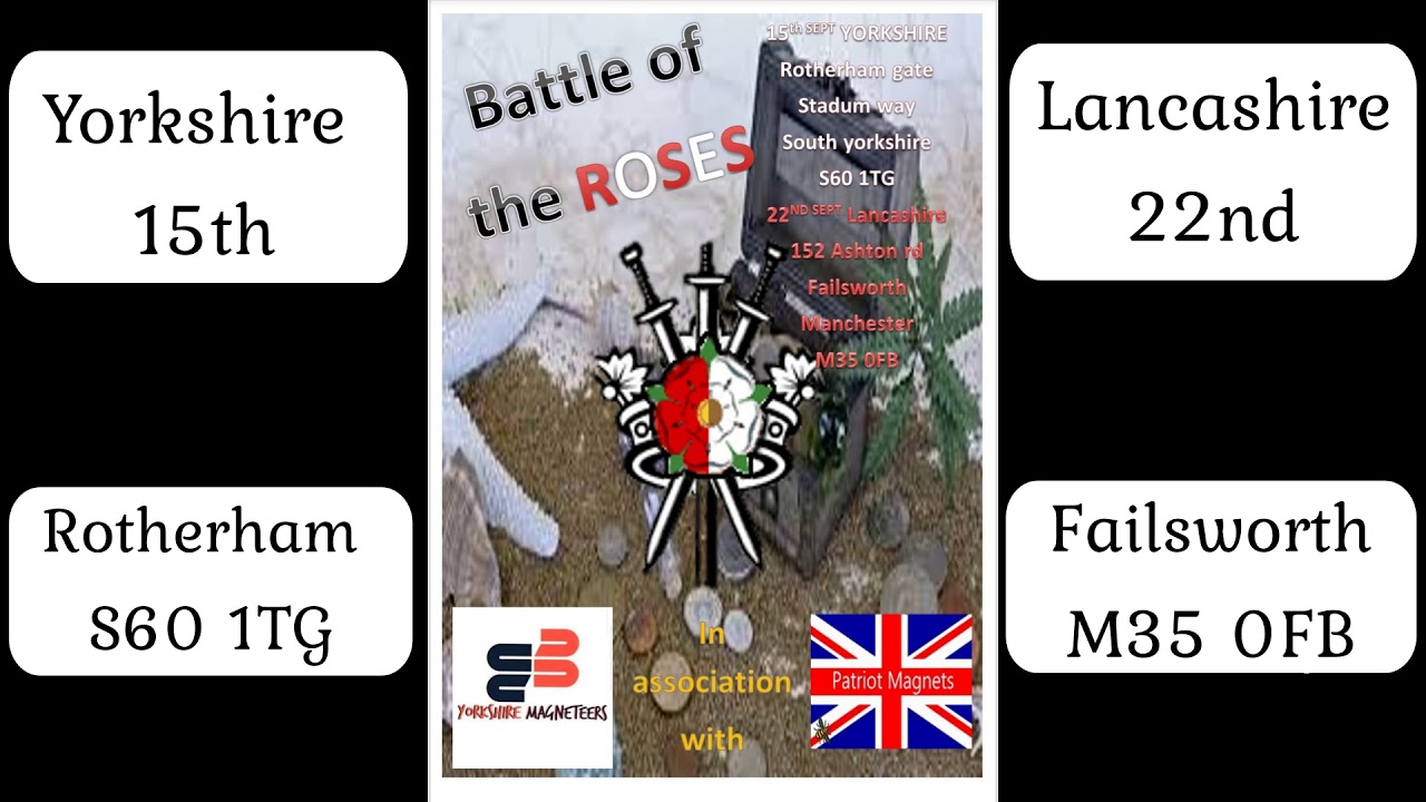 Yorkshire Magneteers Battles Patriot Magnets in Magnet Fishing Comp