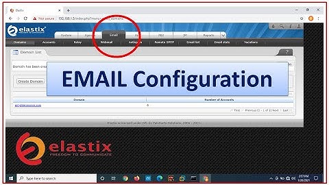 How to configure Email Service in Elastix Part 1