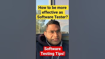 How to be more effective as Software Tester? #shorts