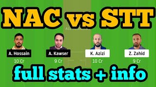 NAC vs STT Dream11| NAC vs STT | NAC vs SST Dream11 Team|