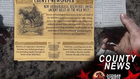 Redm County News Script