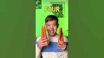 🥕CAN YOU COUNT THE CARROTS? Yes — Let’s Learn NUMBERS Together! 🔢🐰 #shorts #kids