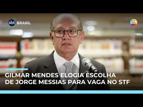 Video gilmar-mendes-elogia-escolha-de-jorge-messias-para-o-stf-e-destaca-preparo-do-agu
