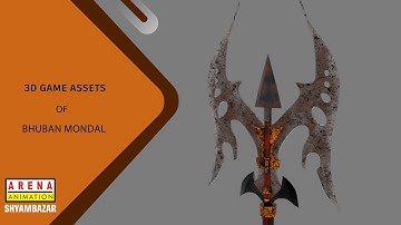 Arena Animation Shyambazar || Student Work || 3D Game Asset Video By Bhuban Mondal.