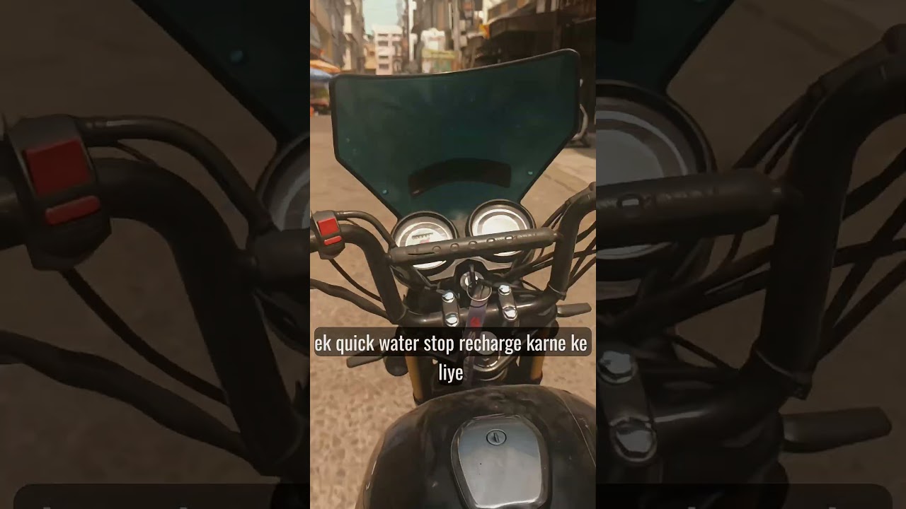 Narrow Lanes & Crazy Traffic! 🏍️💨 | Morning Ride Adventure #shorts