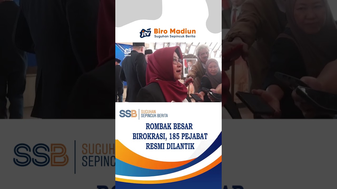 MAGETAN - Rombak Besar Birokrasi, 185 Pejabat Resmi Dilantik