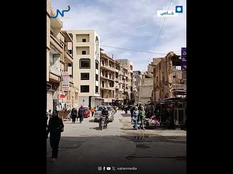 جولة في شارع سينما فؤاد بمدينة ديرالزور بعدسة مراسل نهر ميديا