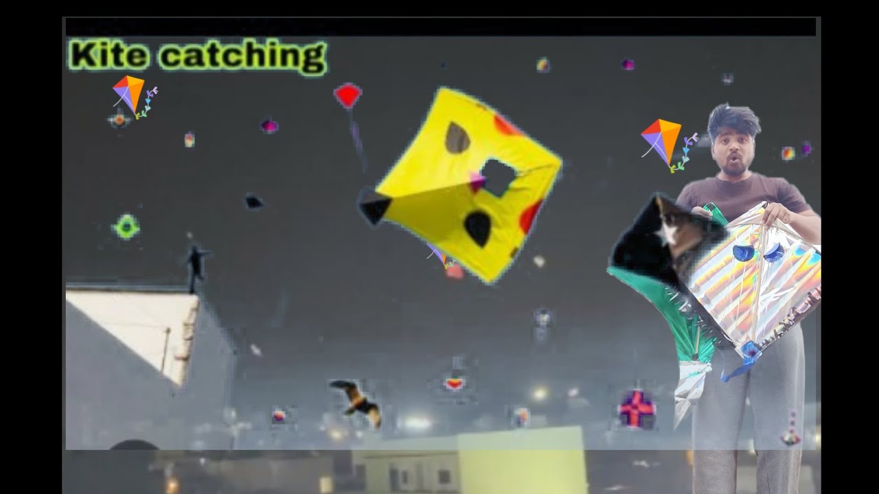 NIGHT kITE CATCHING AND LOOTING 🌚