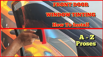Perfect Front Door Window Film Installation | Step-by-Step Tinting Guide Like a Pro!