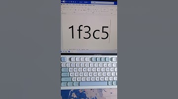 How To Type The SPORTS MEDAL Emoji 🏅 in MS Word #shorts #keyboard #windows #unicode #msword #emoji