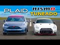 Nismo gtr tuneado vs tesla plaid arrancones