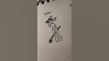 How to draw stickman body tutorial (Fairy, witch & magician) #drawing #tutorial #howtodraw #sketch