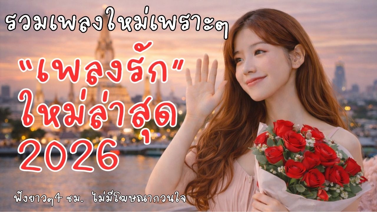 เพลงรักใหม่ล่าสุด กุมภา 2026 💗 รวมเพลงไทยเพราะๆ | เพลงคาเฟ่ • ฟังตอนทำงาน/อ่านหนังสือ ไม่มีโฆษณา