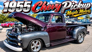 Test Drive 1955 Chevrolet 3100 Pickup $19,900 Maple Motors #3584