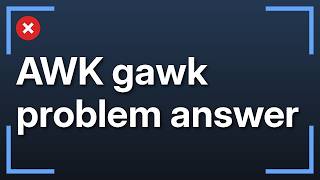 Unix & Linux: awk condition of true and false