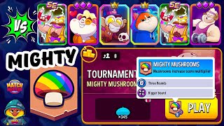 x2 TOUENAMENT! Mighty Mushrooms + Super Sized + Sprint | Match Masters
