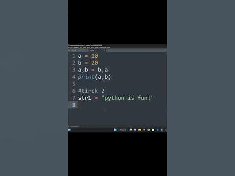 Useful and cool python tricks #shorts #python #nepali #nepal - YouTube