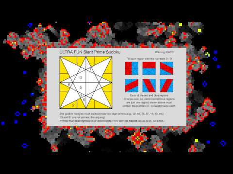 Ultra-fun Slanted Sudoku Puzzle