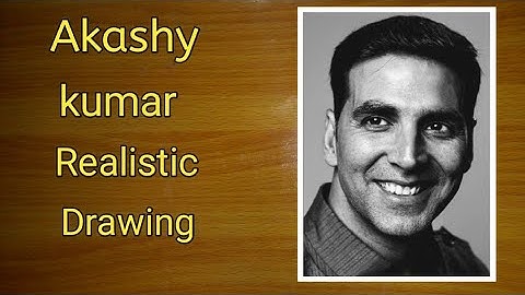 Akshay kumar realistic drawing sketch🖌🖊🖋🖍