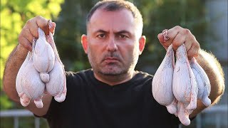 MAN&#39;S RECIPE. FRYING RAM&#39;S TESTICLES