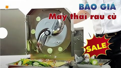 Báo giá các loại máy thái rau củ mới nhất – Từ gia đình đến công nghiệp | Viễn Đông