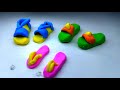 DIY How to Make Polymer Clay MiniatureCute Shoes | DIY Miniature Footwear | The clay