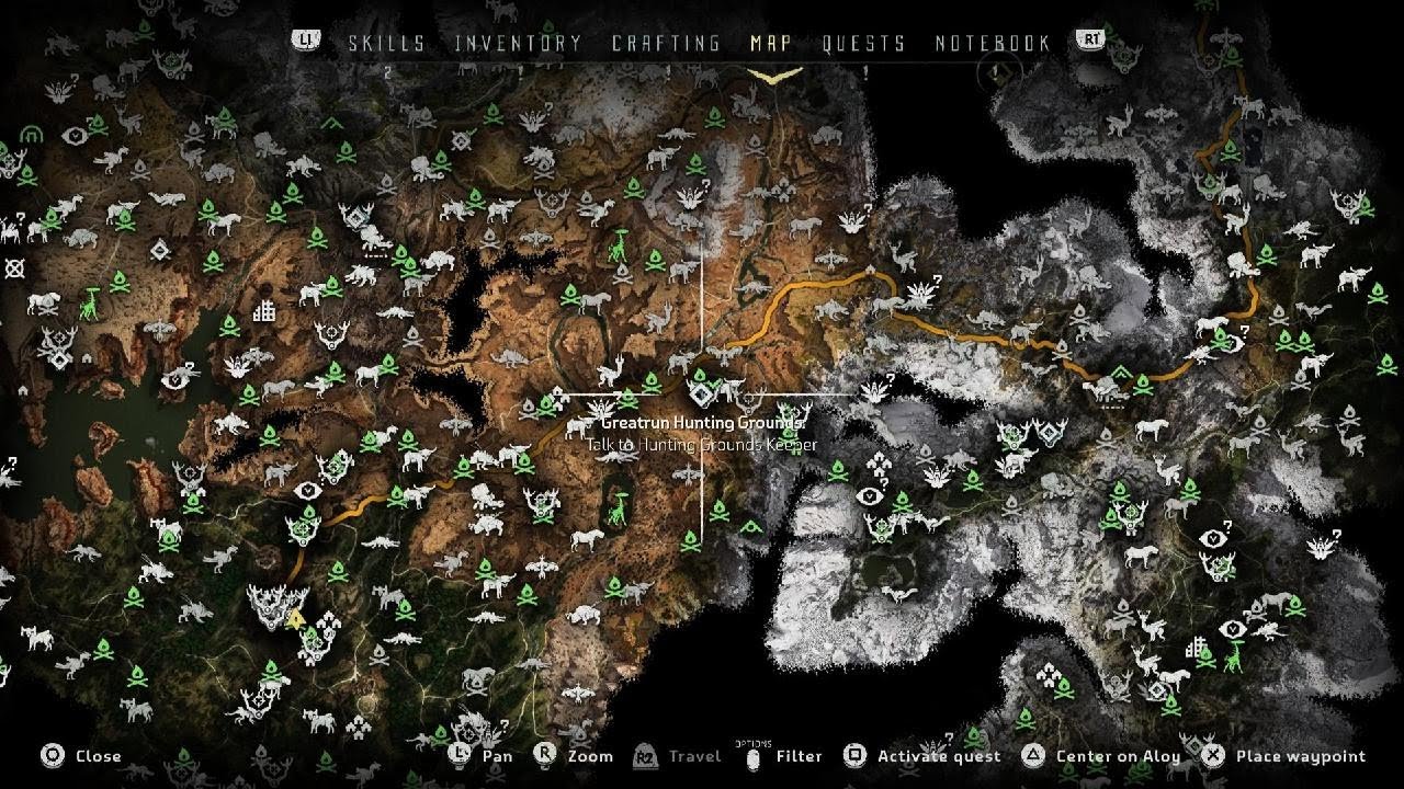 Horizon Zero Dawn: Frozen Wilds Shaman 's Path Ourea's Retreat