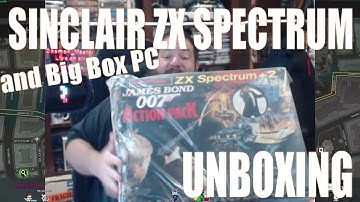 Sinclair ZX Spectrum +2 128k Unboxing & Big Box PC Games