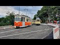 Straßenbahnen Dresden - Abnahmefahrten an der Gleisschleife in Leutewitz