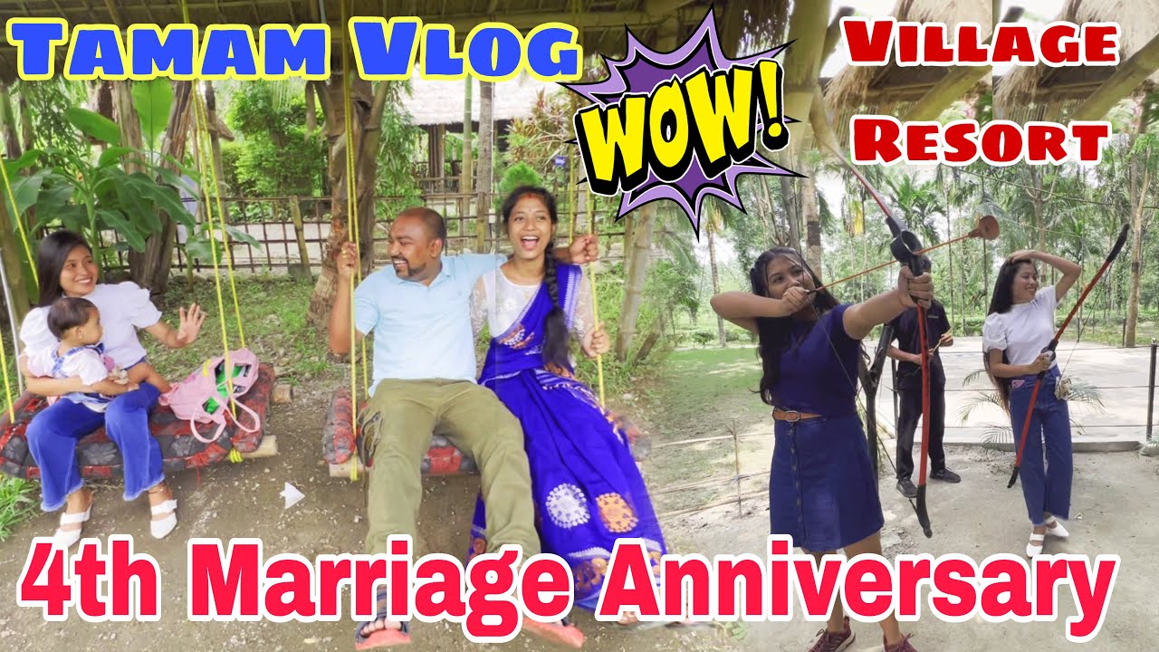 4th Marriage Anniversary || Suven Kai Vlog || Village Resort
