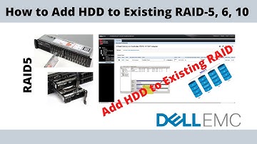 How to Add HDD to Existing RAID-5, 6, 10. ADD HDD with RAID.