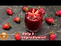 Homemade strawberry jam recipe  3 ingredient strawberry jam recipe  no preservative homemade jam