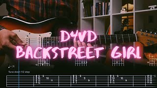 PDF Sample Backstreet Girl guitar tab & chords by d4vd.