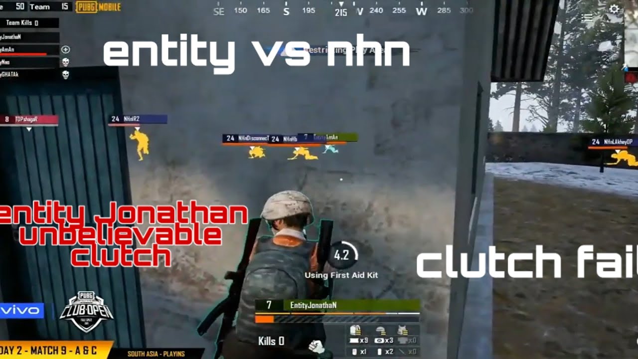 Entity vs nhn | unbelievable clutch by entity Jonathan | pmco south Asia fall split 2019