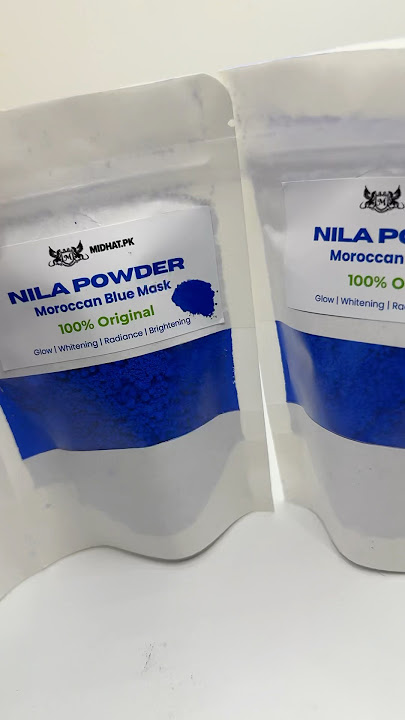 Nila powder Moroccan blue mask #moroccan #viralvideo #nilapowder #nila #moroccanbeauty #pakistan
