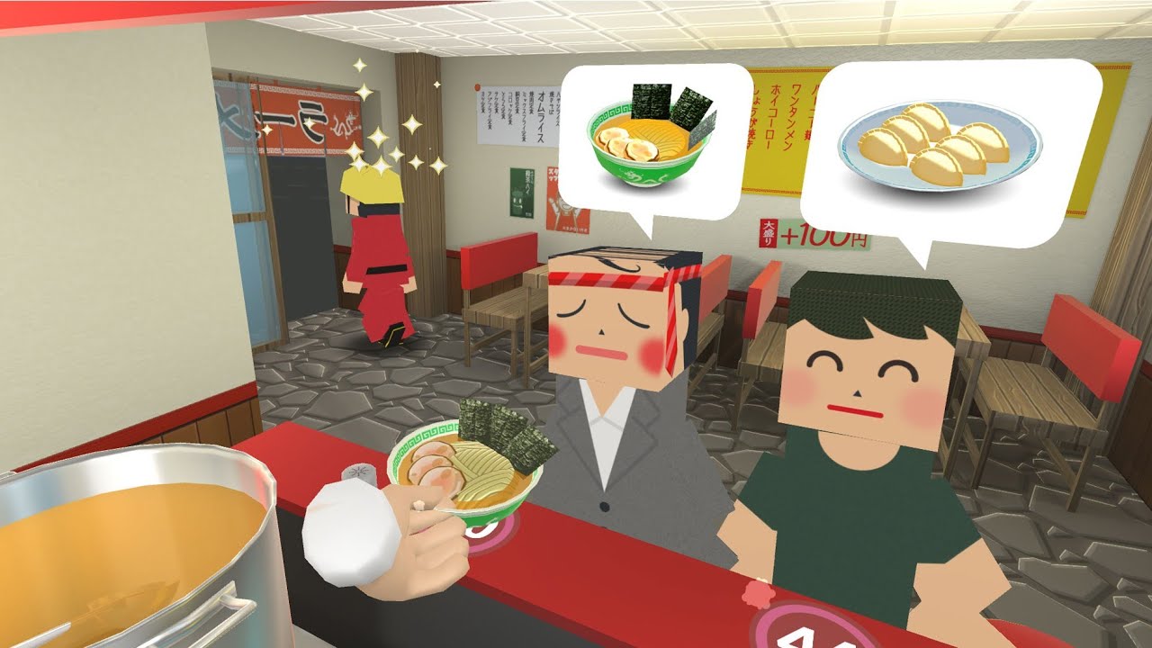 Let's Play COUNTER FIGHT (JP) for PSVR - Ramen Shop Simulator!