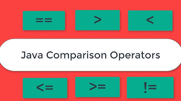 11_شرح معاملات المقارنة فى الجافا (Java Comparison Operators)