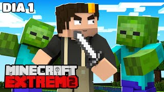 Minecraft Extremo 2 día 1 🚀🚀