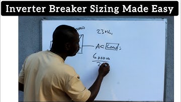 Training on solar and inverter| How to Size Breakers Between Inverter, Battery, and Loads