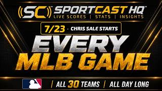 🔴 4K MLB LIVE Scoreboard 7/23 | Every MLB game. Every Pitch. One screen. | Real-time.