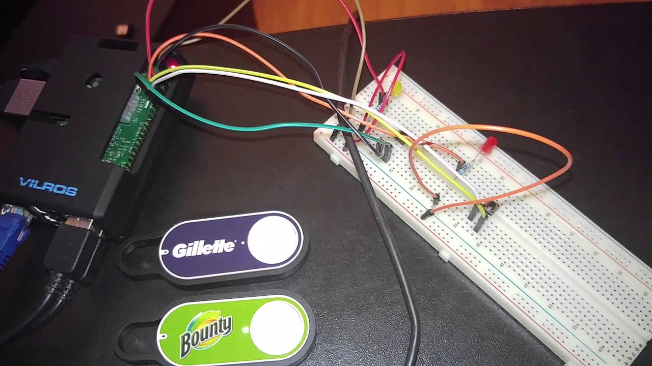Raspberry Pi / Amazon Dash hack - YouTube