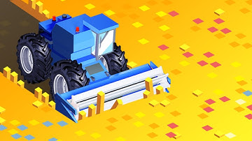 Harvest.io – 3D Farming Arcade Gameplay Android, iOS