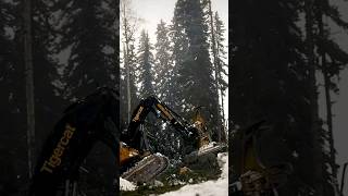 😱beautiful excavator in ice ❄ #youtubeshorts #viral #constructionmaterials