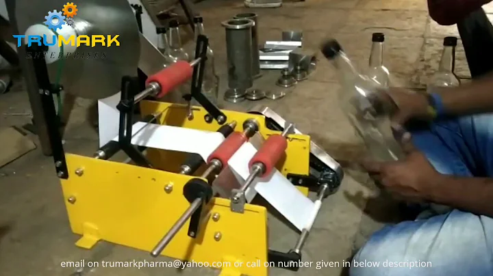 Manual sticker labeling machine, bottle labeling machine