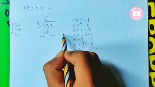 easy to understand porogapit tiered division method 192:3 & 256:8