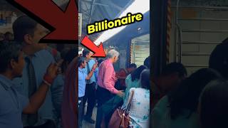 The Billionaire's Train Commute #shorts