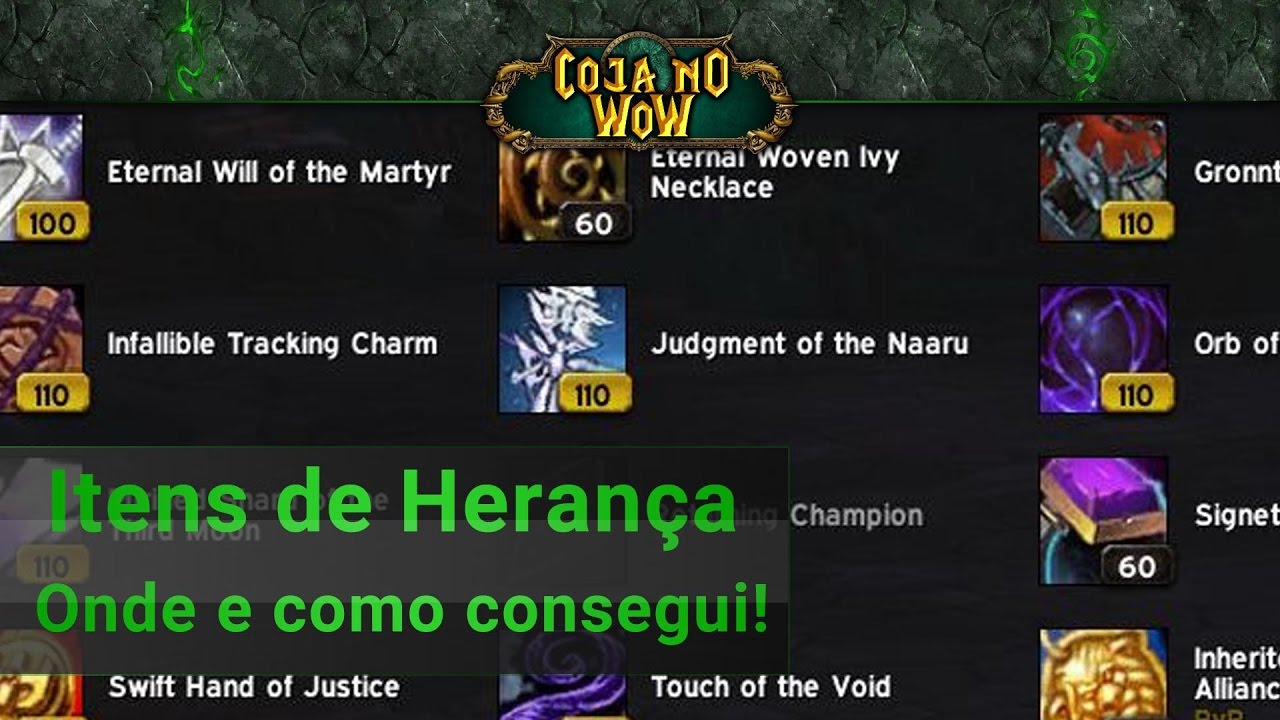Herança da Yorick - Item - World of Warcraft