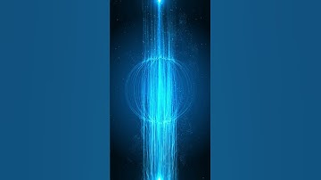 #Blue #Futuristic #digital data transfer neon line technology Loop background.